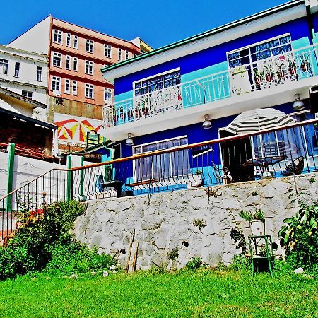 La Casa Azul Hostel Valparaíso Exterior foto